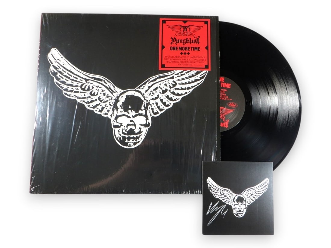 Beckett Authenticated Yungblud Signed Record Insert One More Time (1 of 4)
