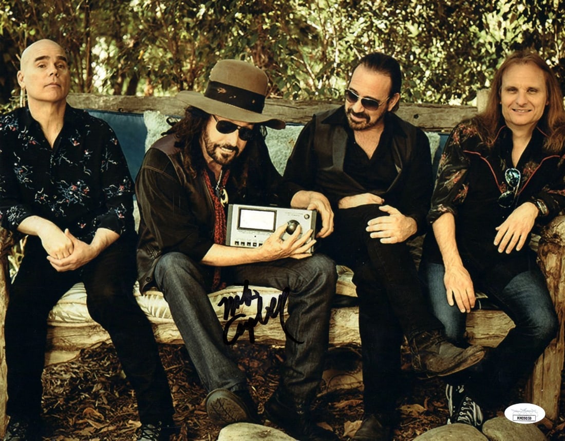Mike Campbell Signed 11x14 Photo Fleetwood Mac JSA Authenticated: Mike Campbell Signed 11x14 Photo Fleetwood Mac JSA Authenticated This is an authentic 11x14 photograph of Mike Campbell, signed by the artist himself. The autograph has been verified by James Spence A