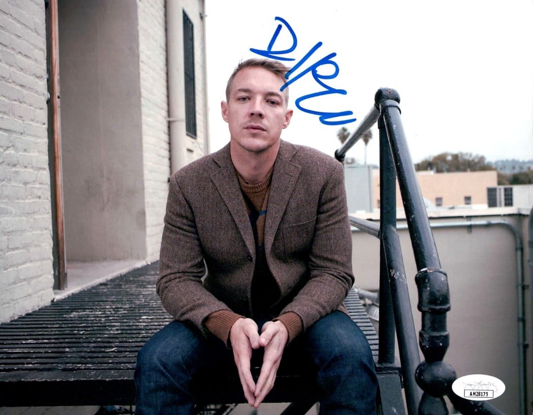 Diplo Signed 8x10 Photo Fire Escape JSA Authenticated (1 of 2)