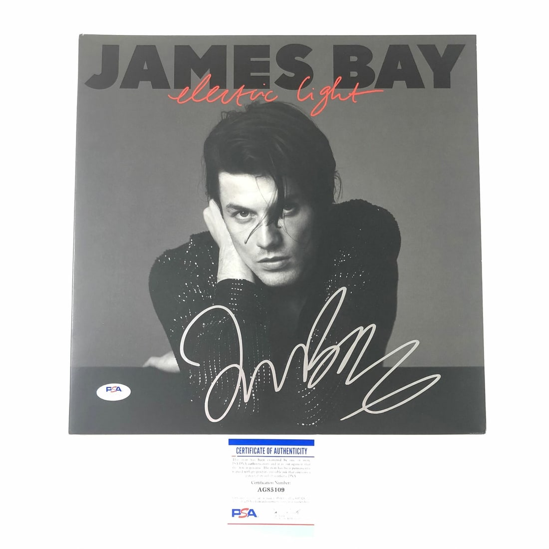 James Bay Electric Light LP Vinyl Signed PSA/DNA Authentic (1 of 3)