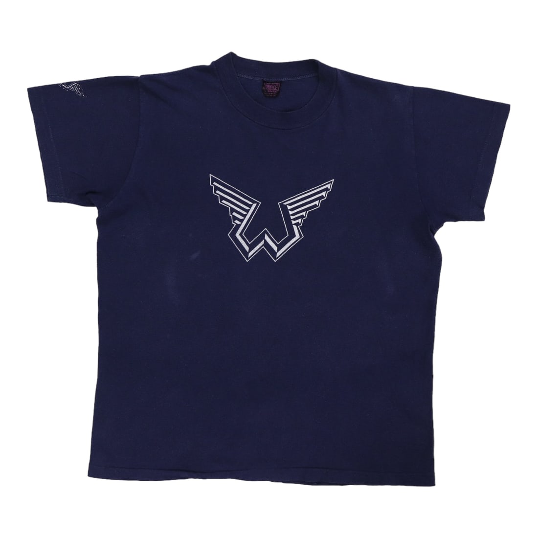 Vintage 1976 Wings Over America Blue Cotton Capitol Records Promotional Shirt (1 of 8)