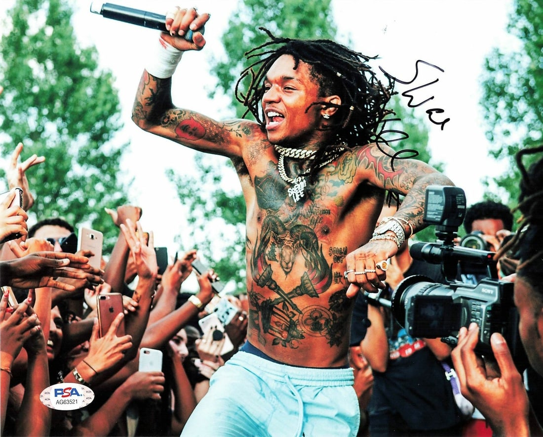 Swae Lee Autographed 8x10 Photo PSA/DNA Authentic Rapper Memorabilia (1 of 1)