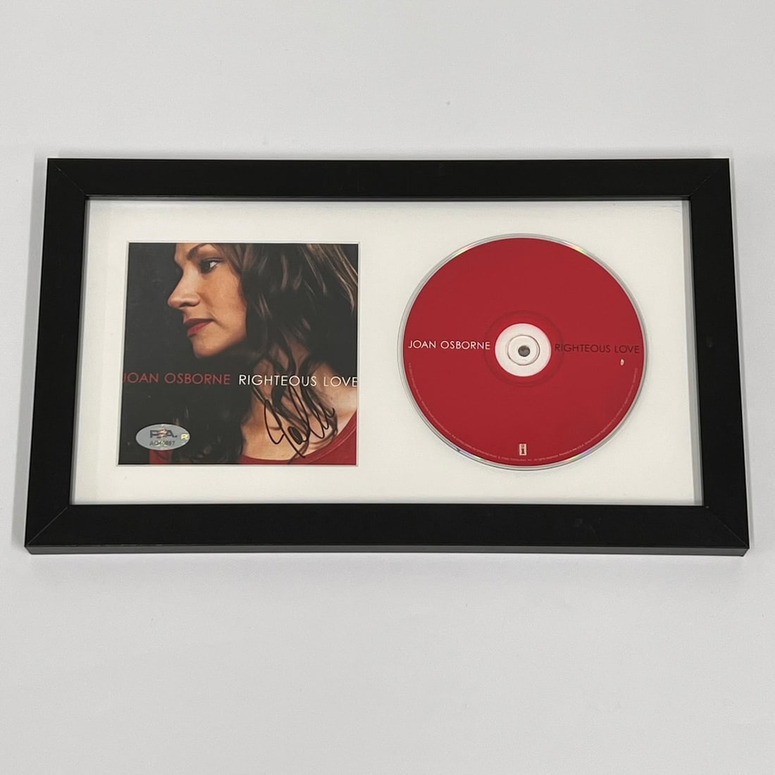 Joan Osborne Righteous Love Signed Framed CD Cover PSA/DNA Authentic (1 of 3)