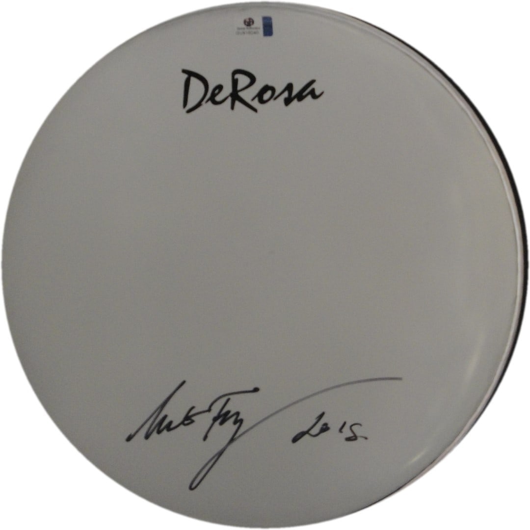 Martin Fry Signed 10 Inch Drumhead with Global Authentics Authentication: Martin Fry Signed 10 Inch Drumhead with Global Authentics Authentication This item features a 10" drumhead autographed by Martin Fry, celebrated for his music career. The drumhead is an original piece