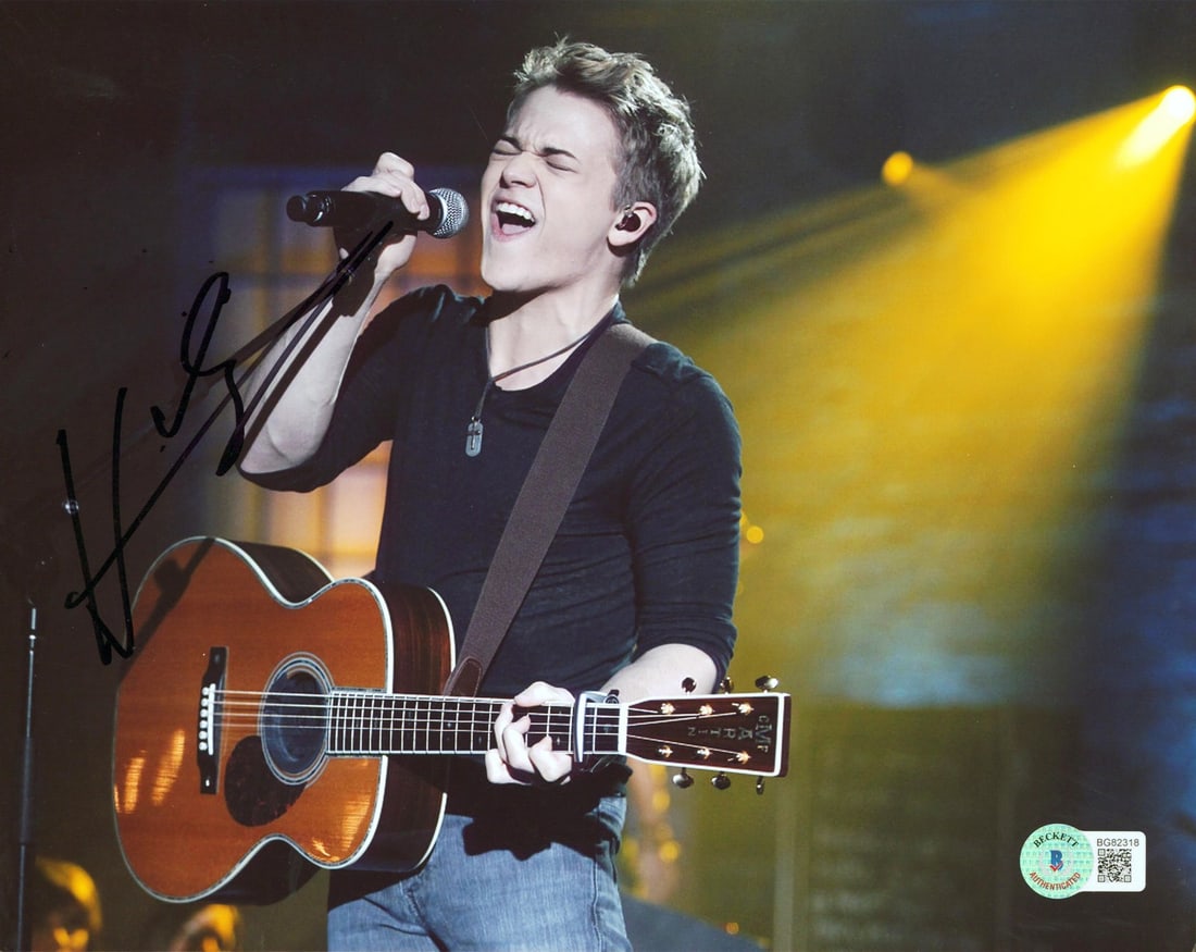 Hunter Hayes Autographed 8x10 Photo with Beckett Authentication (1 of 1)