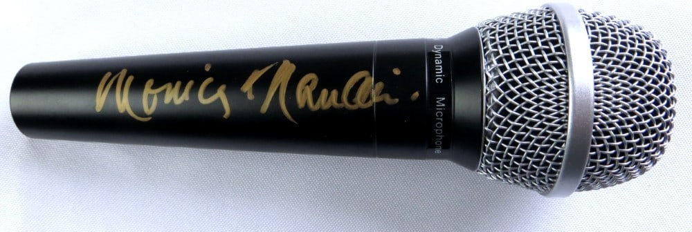 Autographed Microphone by Monica Mancini JSA Authenticated Jazz Collectible (1 of 4)