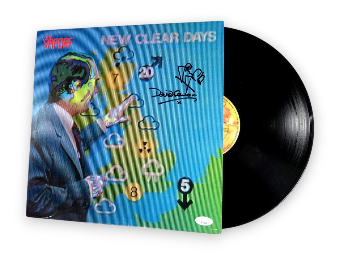 David Fenton Edward Bazalgette Signed Album The Vapors JSA Authenticated: David Fenton Edward Bazalgette Signed Album The Vapors JSA Authenticated This is an original autographed album record by David Fenton and Edward Bazalgette, featuring their signatures authenticated by