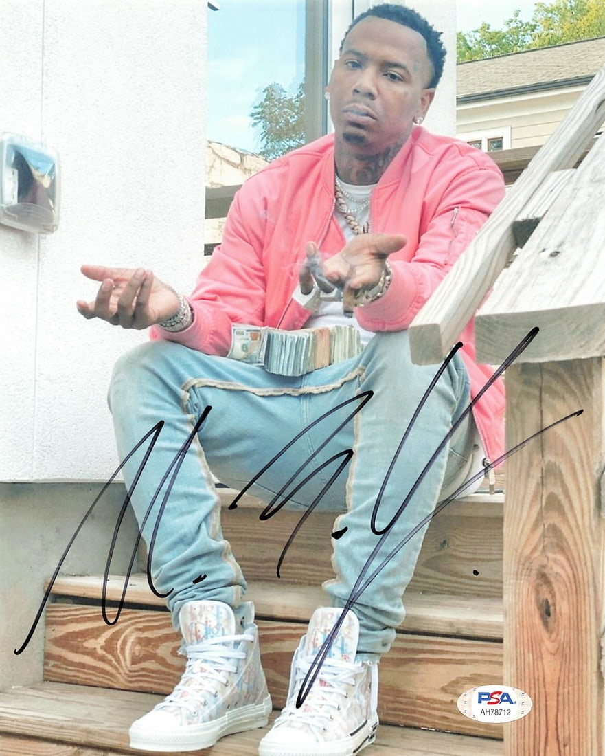 Moneybagg Yo Autographed 8x10 Photo PSA/DNA Certified (1 of 1)