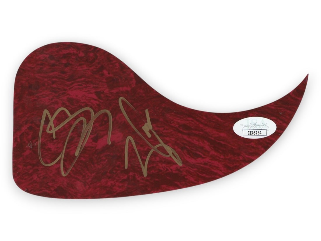 Zach & Colton Swon Signed Guitar Pickguard Authenticated by JSA (1 of 1)