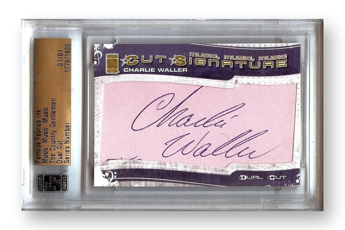 The Country Gentlemen Band 1/1 Signed Cut Signature Authenticated by Famous Fabrics: The Country Gentlemen Band 1/1 Signed Cut Signature Authenticated by Famous Fabrics This is an original autographed cut signature from The Country Gentlemen Band, featuring the signatures of renowned 