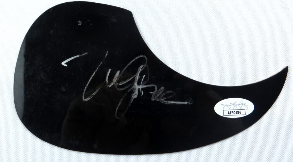 Mike Love Signed Acoustic Guitar Pickguard Beach Boys JSA Authenticated (1 of 2)