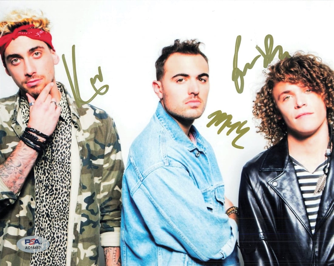 TREVOR DAHL MATTHEW RUSSELL KEVI MORSE Signed 8x10 Photo PSA/DNA Authenticated (1 of 1)