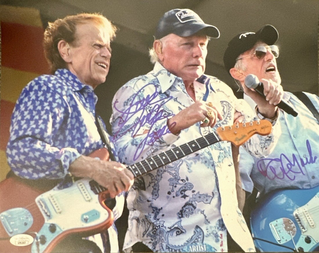 11x14 JSA Certified Beach Boys Photo Signed by Mike Love and David Marks (1 of 1)