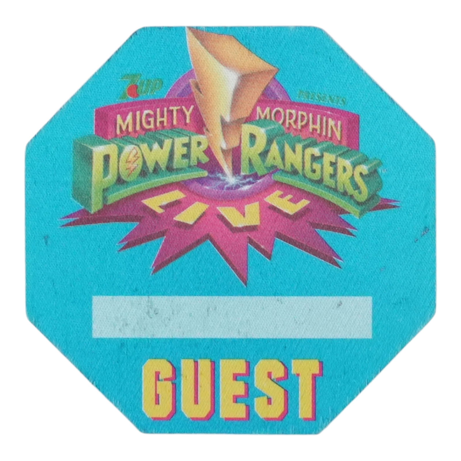 Vintage Mighty Morphin Power Rangers Live Guest Pass (1 of 2)