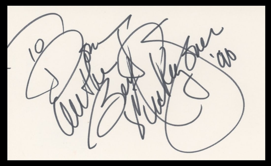 Mickey Jones Signed 3x5 Index Card Beckett Authenticated The First Edition: Mickey Jones Signed 3x5 Index Card Beckett Authenticated The First Edition This is a 3x5 index card personally signed by Mickey Jones of The First Edition. The card features the inscription "To Don, A