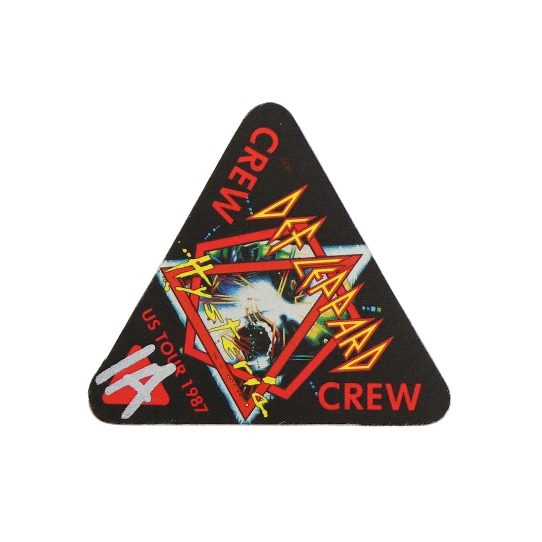 Vintage 1987 Tour Crew Pass from Def Leppard Hysteria Concert (1 of 2)