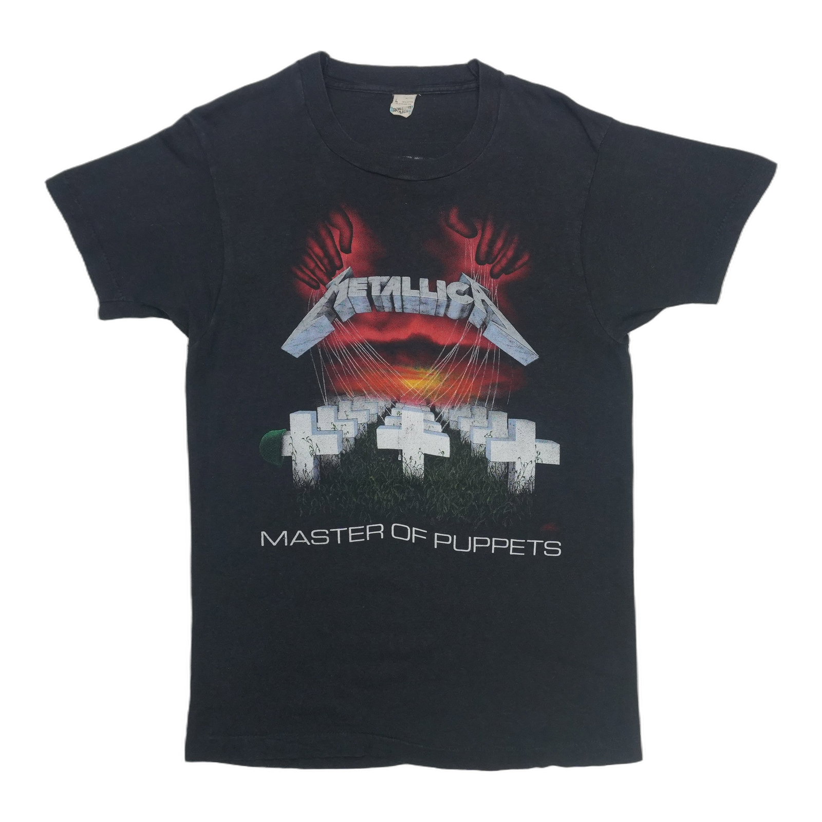 Vintage 1986 Metallica Master of Puppets black cotton tee (1 of 5)