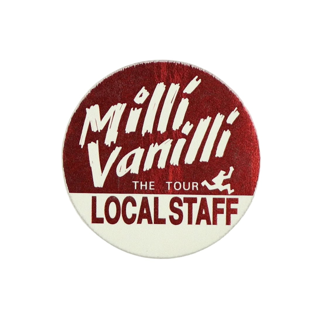 Original 1990 Milli Vanilli Tour Local Staff Vintage Backstage Pass (1 of 2)
