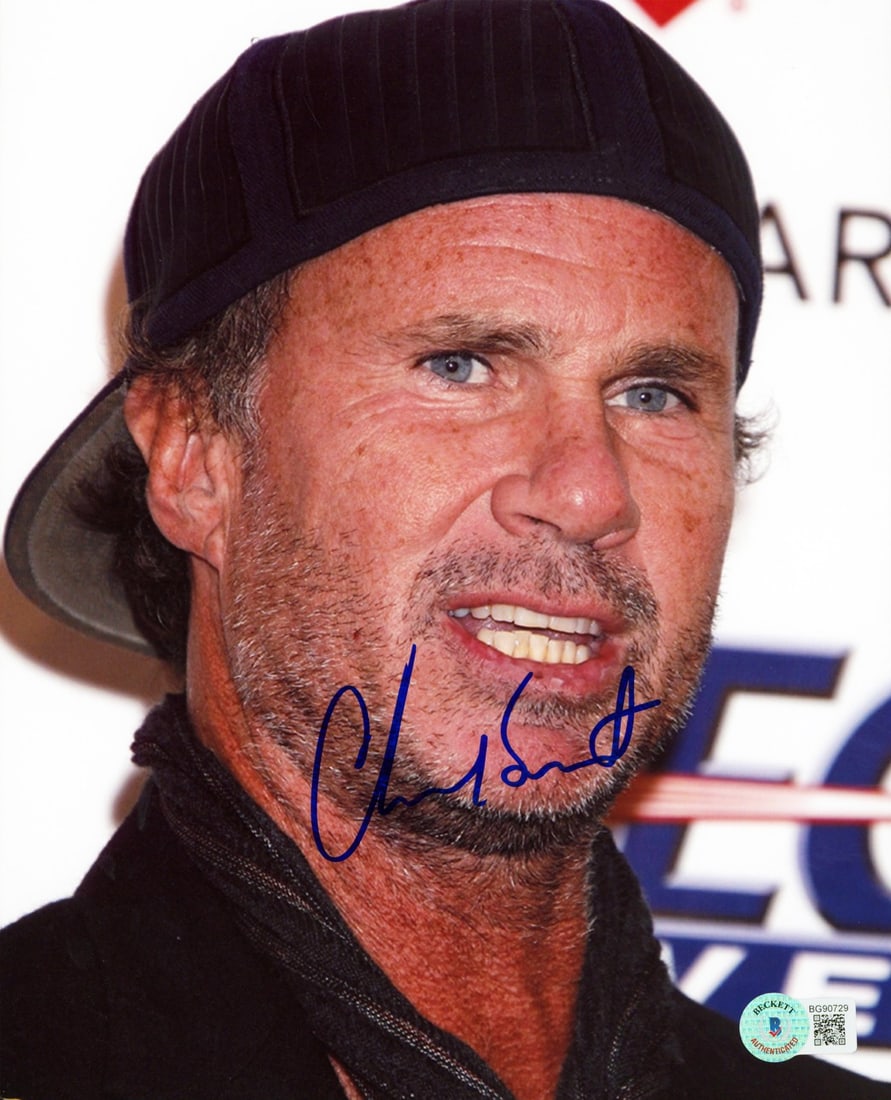Chad Smith Red Hot Chili Peppers Signed 8x10 Photo BAS Authentic: Chad Smith Red Hot Chili Peppers Signed 8x10 Photo BAS Authentic This authentic 8x10 photograph features the signature of Chad Smith, the renowned drummer of the Red Hot Chili Peppers. It comes with a