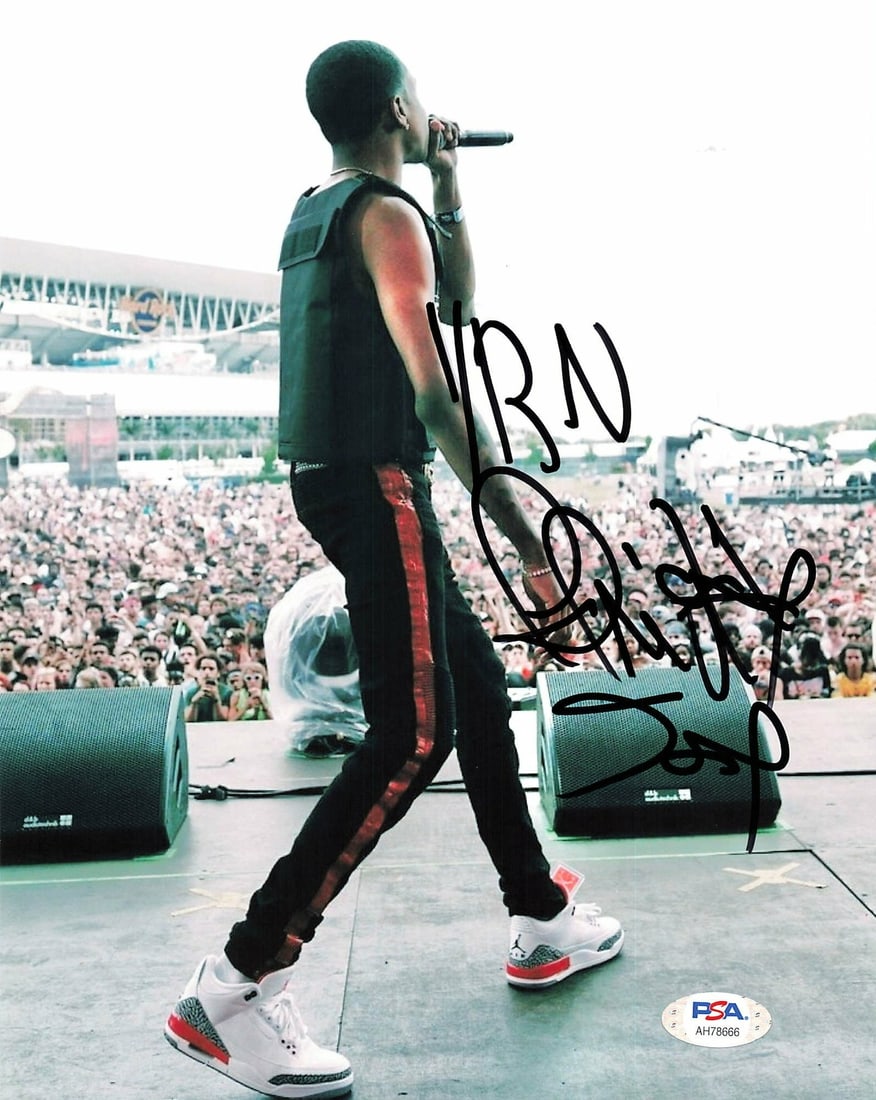 YBN Almighty J Autographed 8x10 Photo PSA/DNA Certified Original (1 of 1)