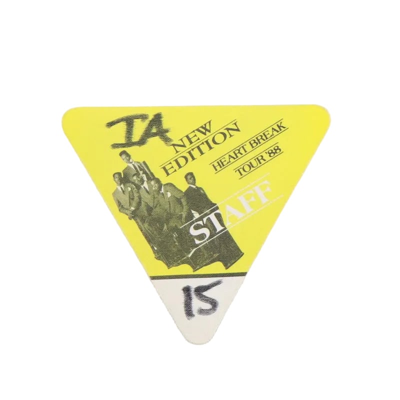 Vintage 1988 Backstage Pass from Heartbreak Tour (1 of 2)