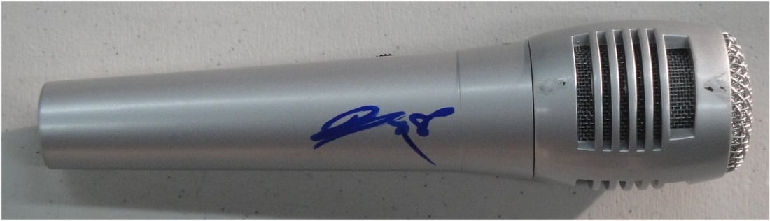 Authentic Maren Morris Signed Microphone Head Global Authentics Certified: Authentic Maren Morris Signed Microphone Head Global Authentics Certified This is an original microphone head hand-signed by country music star Maren Morris. The autograph has been authenticated by Gl