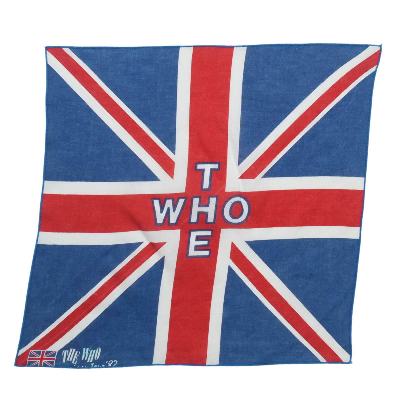 Original 1982 The Who Concert Tour Bandana (1 of 2)