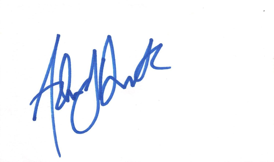 Adam Duritz Counting Crows Signed 3x5 Index Card BAS Certified (1 of 5)