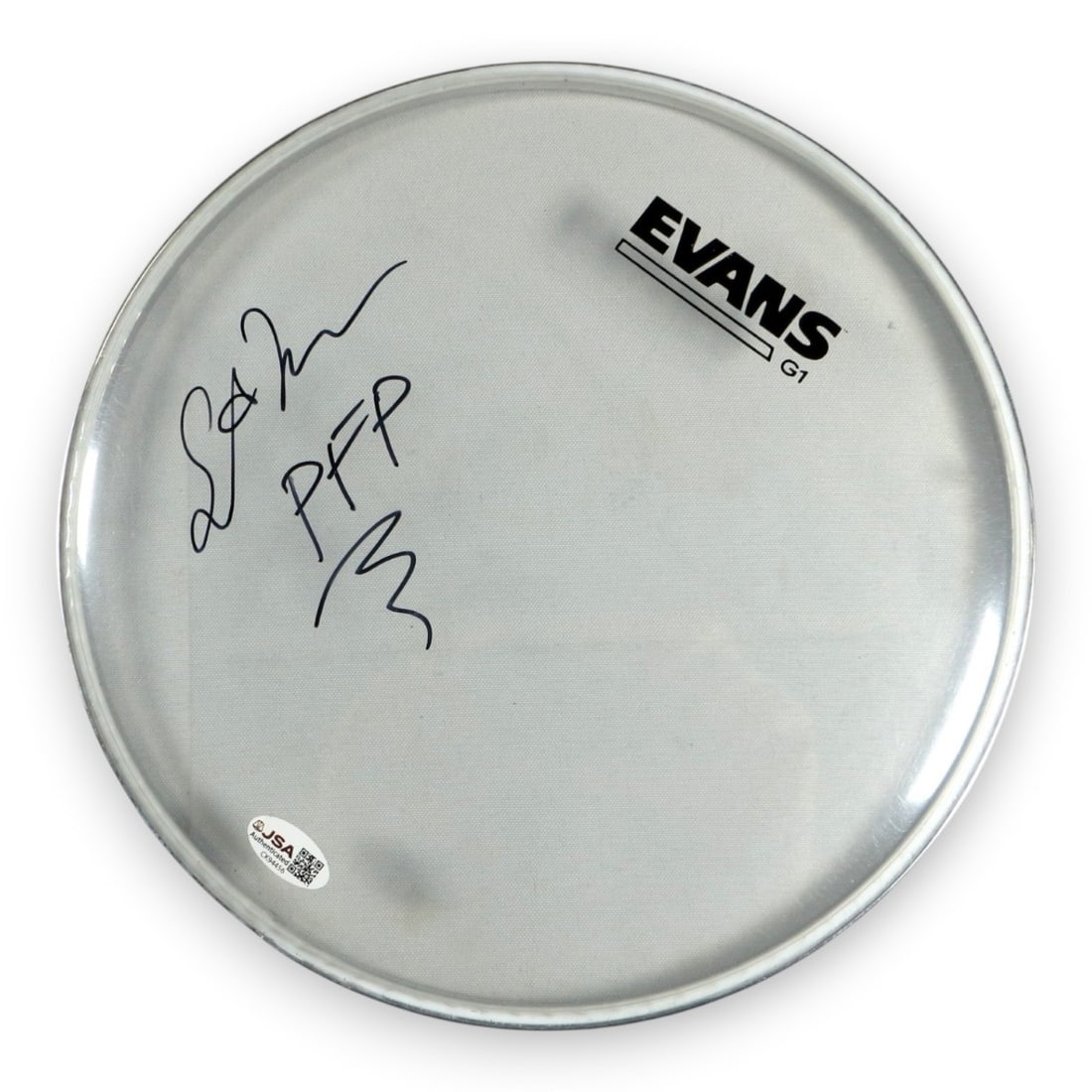 10 Inch Stephen Perkins Signed JSA Drumhead Porno for Pyros (1 of 3)