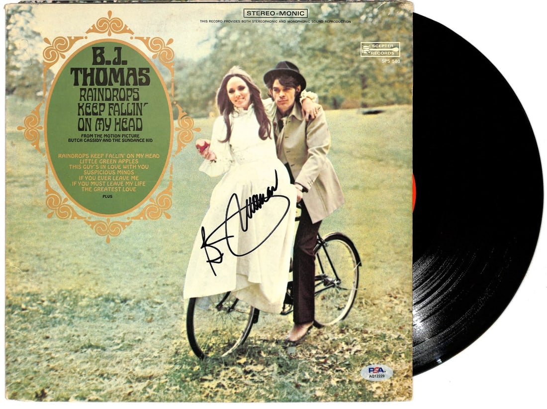 Signed Raindrops Keep Fallin' On My Head Album With PSA DNA Verification (1 of 3)