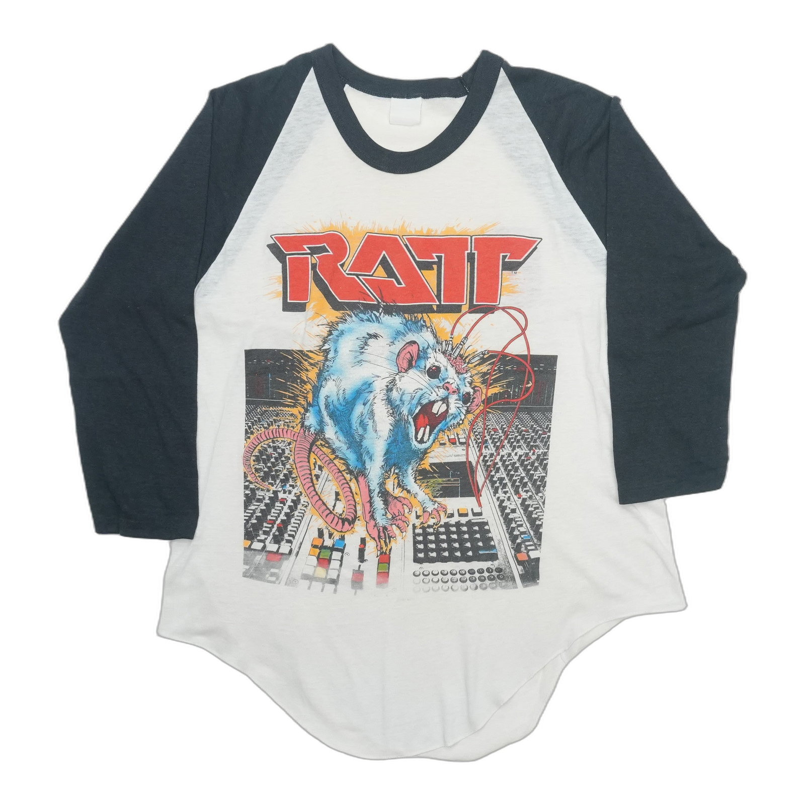 Vintage 1984 Ratt N Roll black raglan shirt (1 of 5)