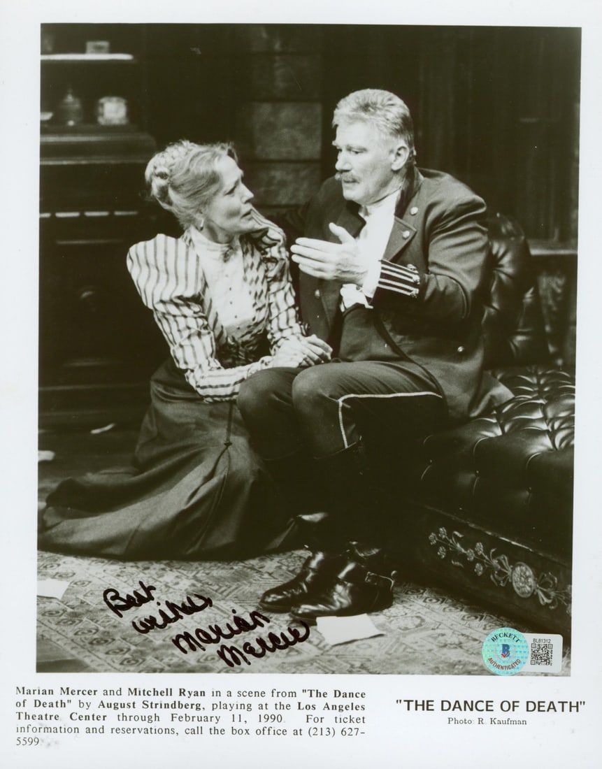 Marian Mercer Signed 8x10 Photo with 'Best Wishes' BAS Authenticated: Marian Mercer Signed 8x10 Photo with 'Best Wishes' BAS Authenticated This stunning 8x10 photograph features an inscription of "Best Wishes" and has been personally signed by Marian Mercer, renowned fo