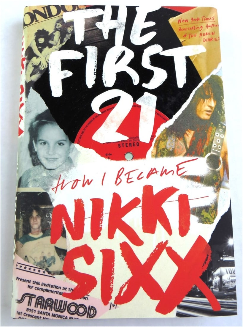 Nikki Sixx Autographed The First 21 Book JSA Authenticated Motley Crue (1 of 3)