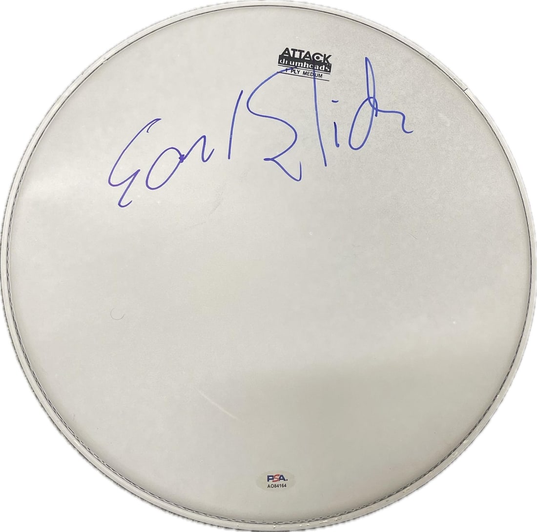 Earl Slick Signed Drum Head Authentic PSA/DNA Music Memorabilia (1 of 3)