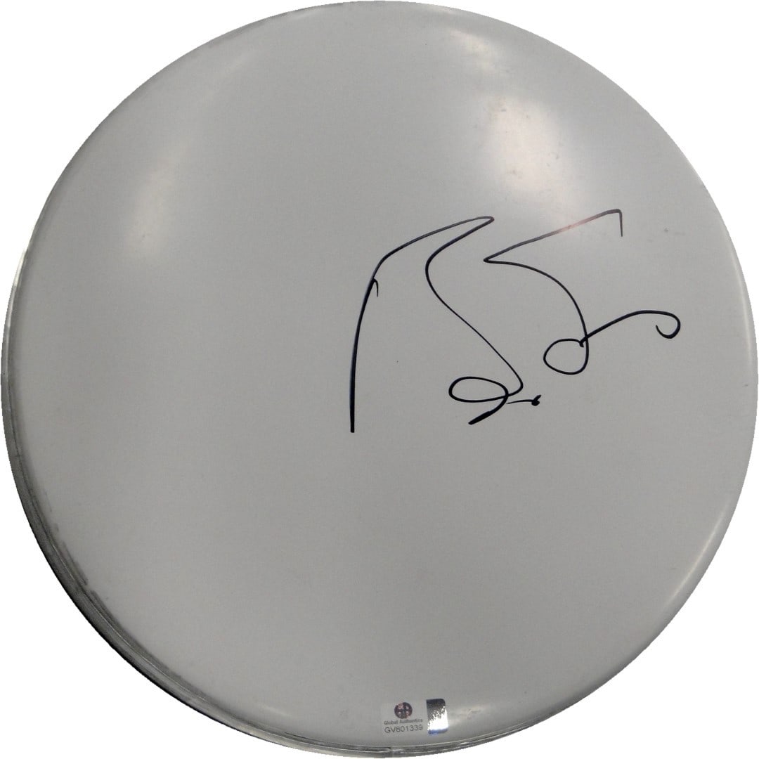 Boz Scaggs Autographed 10 Inch Drumhead with Global Authentics Authentication: Boz Scaggs Autographed 10 Inch Drumhead with Global Authentics Authentication This is an original autographed 10-inch drumhead signed by the legendary musician Boz Scaggs. The drumhead has been authen