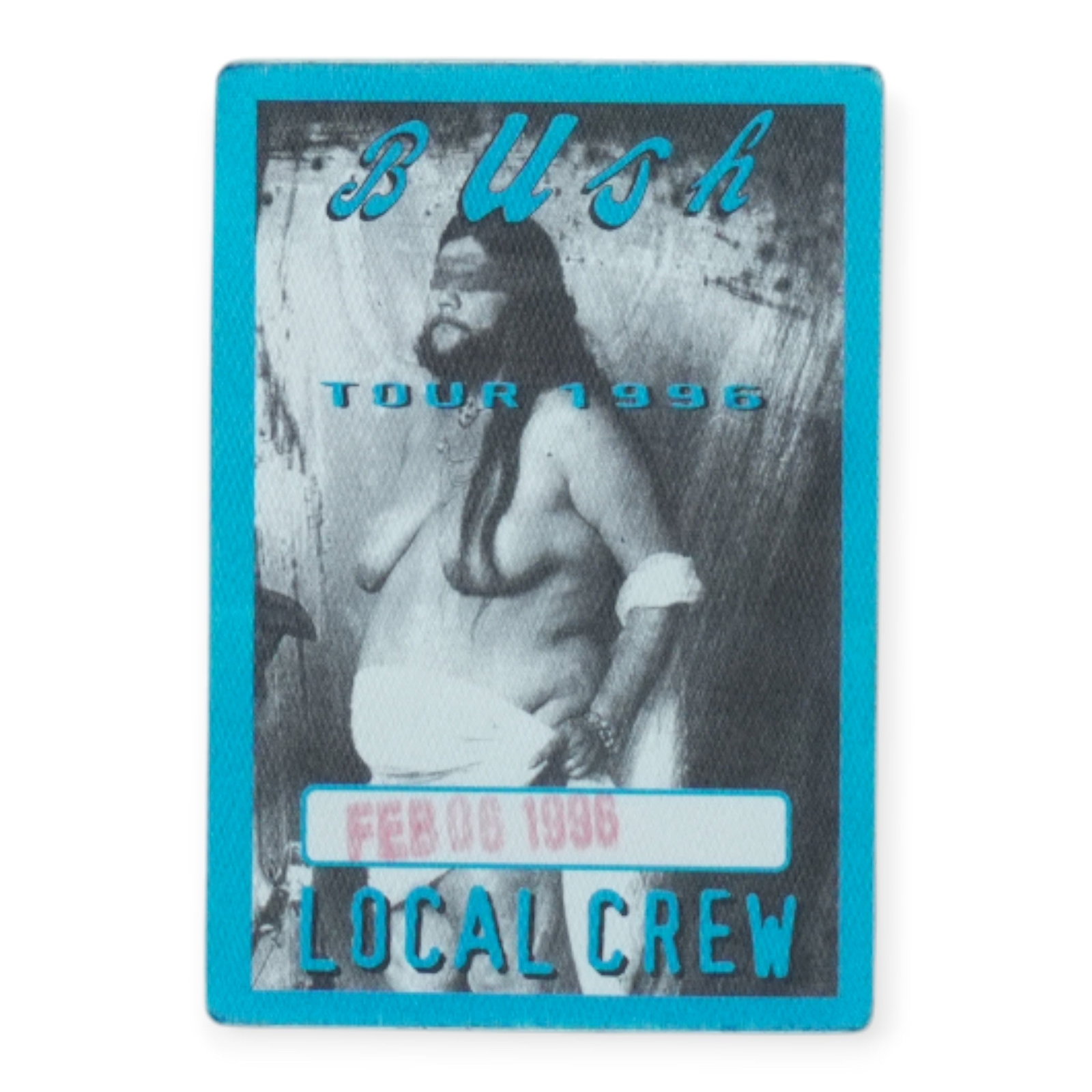 Original 1996 Local Crew Backstage Pass from Bush Tour (1 of 2)