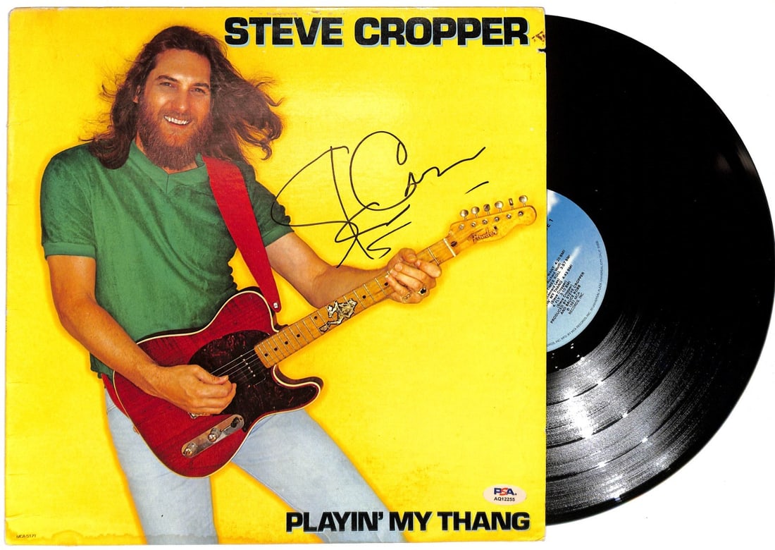 Playin' My Thang LP Signed by Steve Cropper PSA/DNA Authenticated (1 of 3)