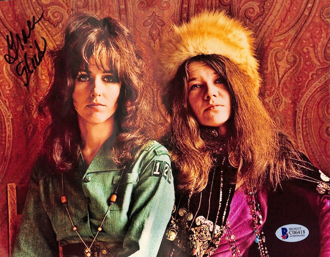 8x10 Photograph Signed by Grace Slick Jefferson Airplane Beckett Authenticated (1 of 3)