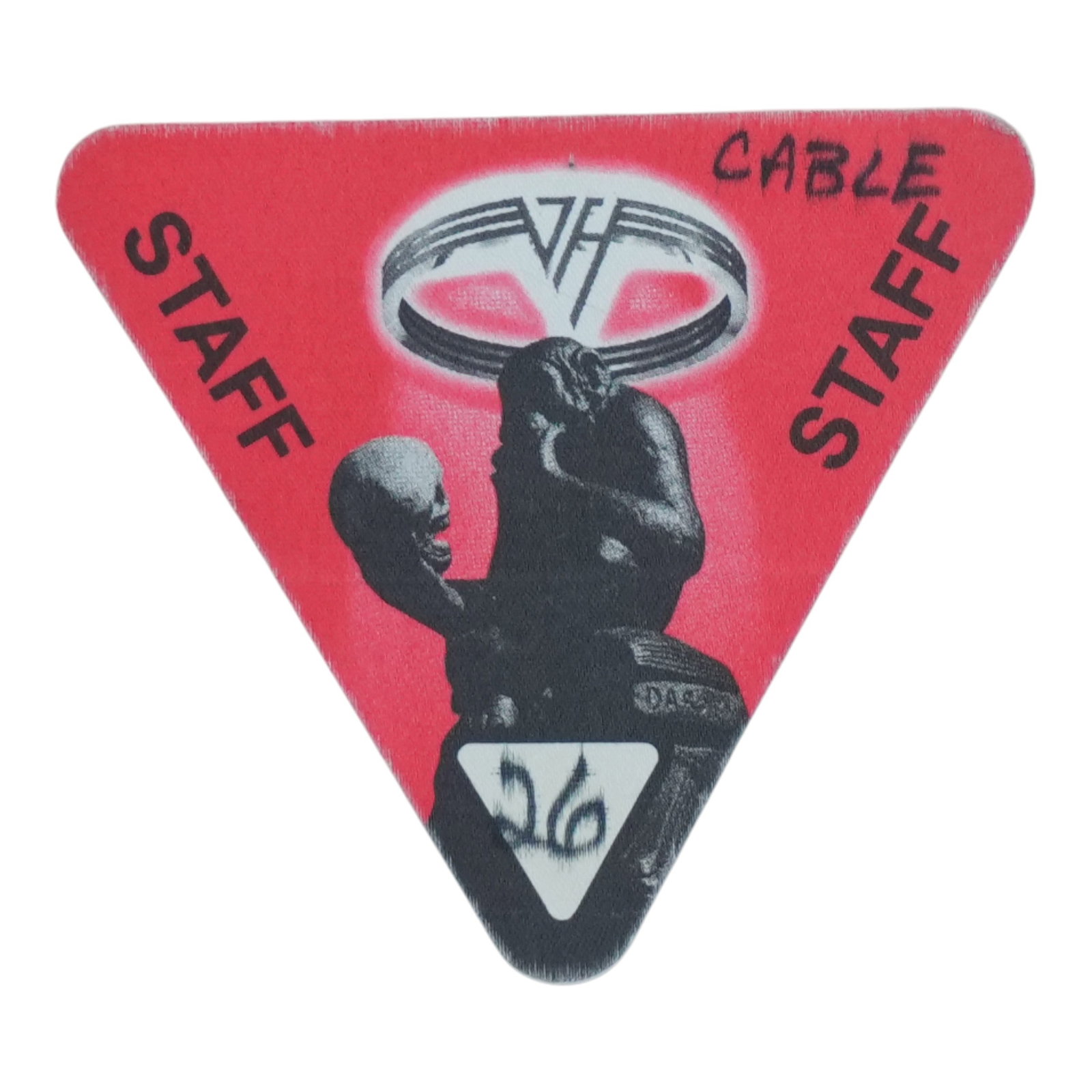Authentic 1986 Van Halen Concert Tour Pass (1 of 2)