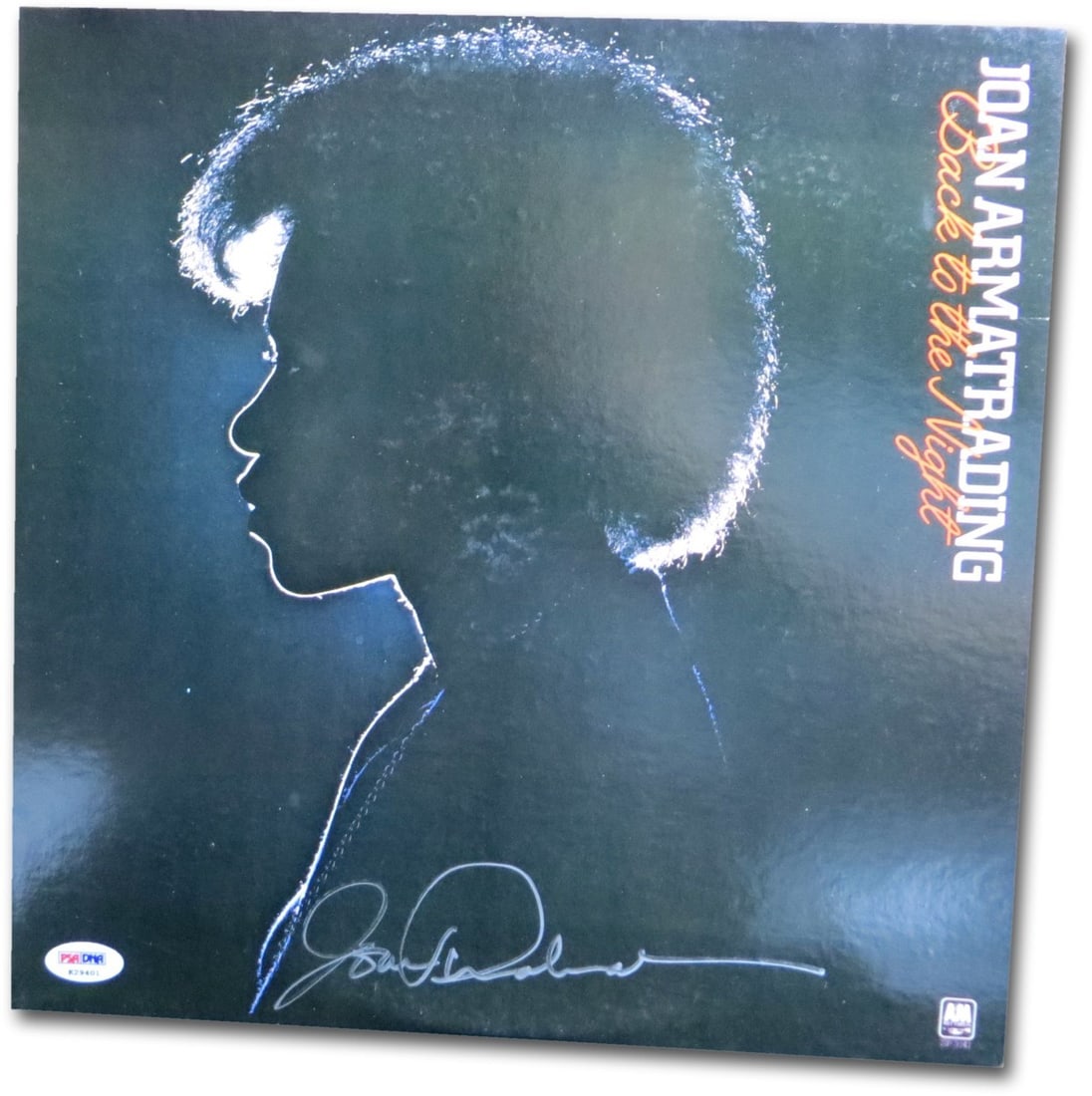 Joan Armatrading Signed Album Cover Back to the Night PSA Authenticated (1 of 3)