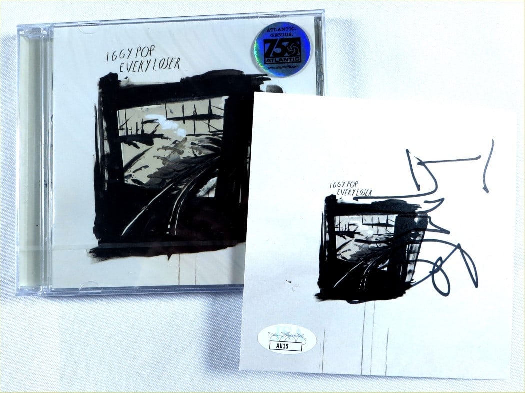 Every Loser CD With Iggy Pop Hand Signed Insert JSA Authenticated (1 of 2)
