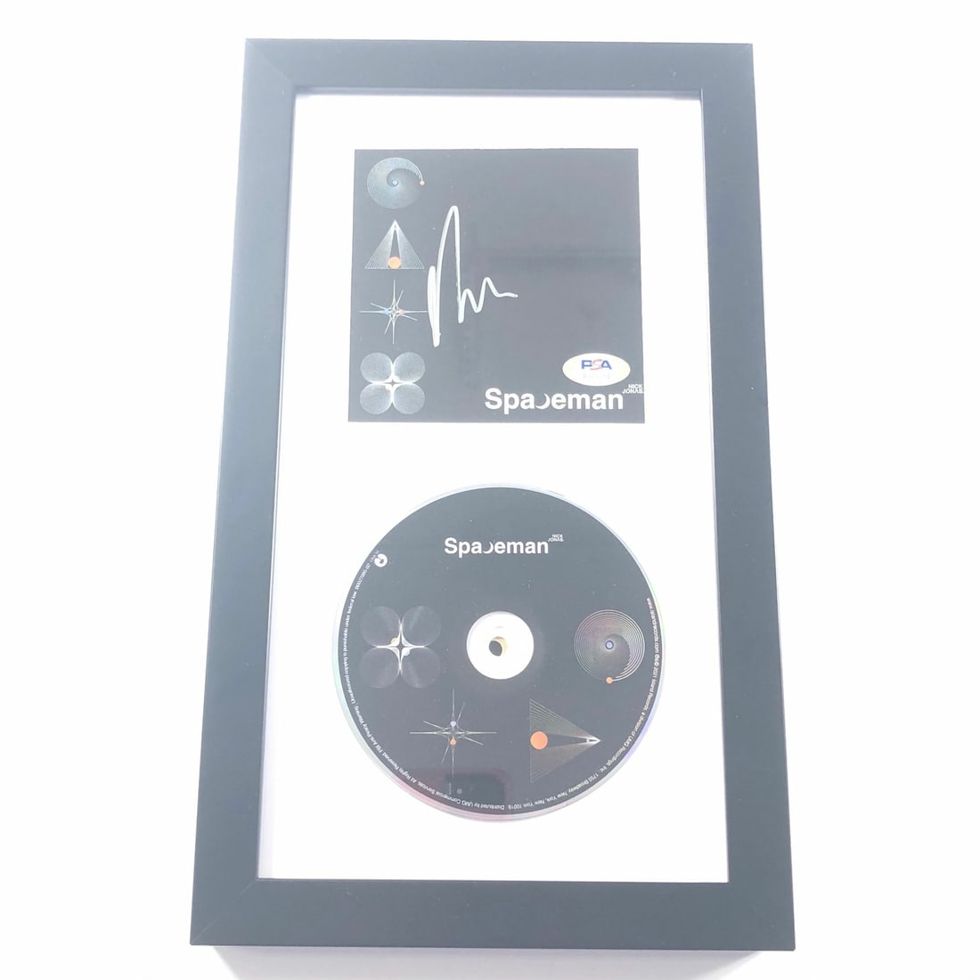 Nick Jonas Spaceman Signed Framed CD Cover PSA/DNA Authenticated (1 of 3)