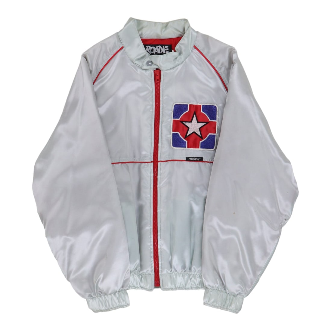 Vintage 1984 Milk and Honey Promotional Nylon Jacket Silver John Lennon Yoko Ono (1 of 11)