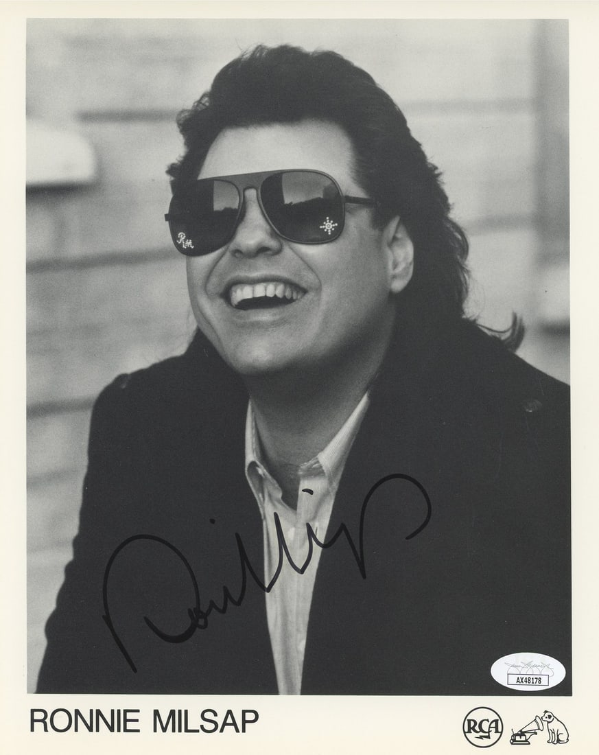 Autographed 8x10 Photograph Signed by Ronnie Milsap with JSA Authentication (1 of 1)