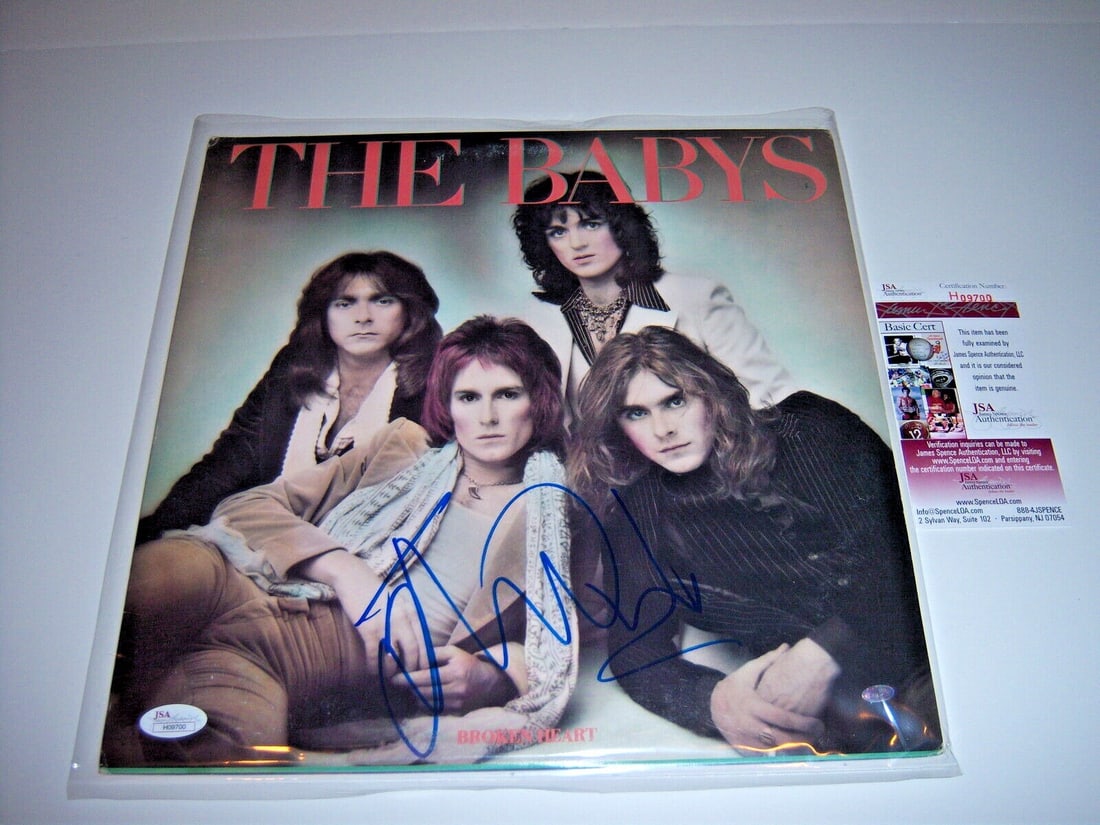 John Waite Autographed The Babys LP Album With JSA COA (1 of 1)