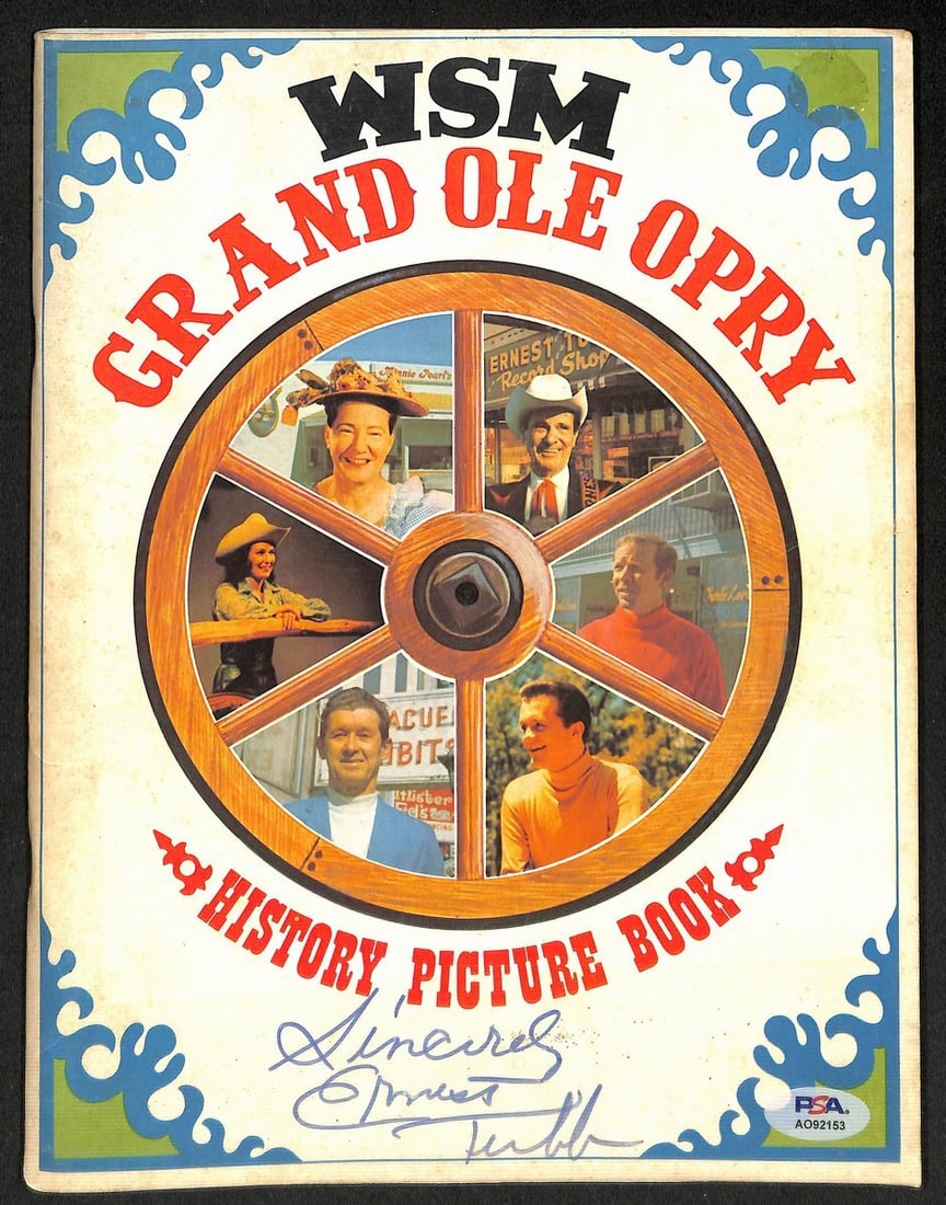 Ernest Tubb Signed Grand Ole Opry History Book PSA/DNA Authenticated (1 of 1)