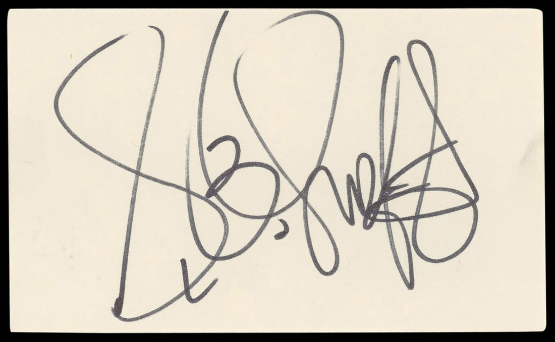 Al B. Sure Signed 3x5 Index Card with Beckett Authentication: Al B. Sure Signed 3x5 Index Card with Beckett Authentication This authentic autographed 3x5 index card features the signature of Al B. Sure, providing a unique collectible for fans and autograph seeke