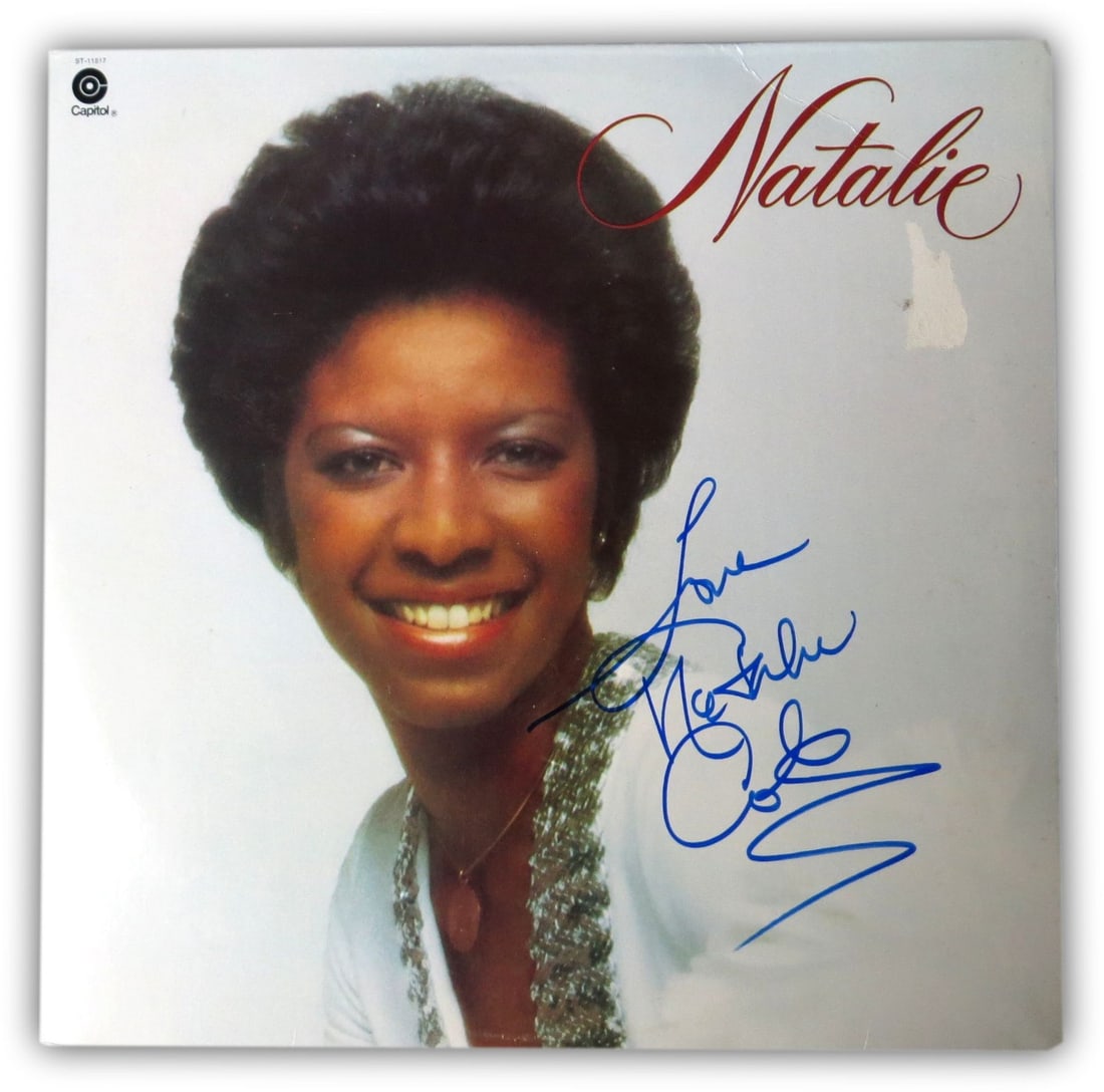 Record Album Cover Signed by Natalie Cole with JSA Authentication (1 of 6)