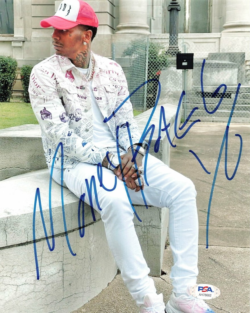 Moneybagg Yo Demario White Jr. signed 8x10 photo PSA/DNA Authentic (1 of 1)