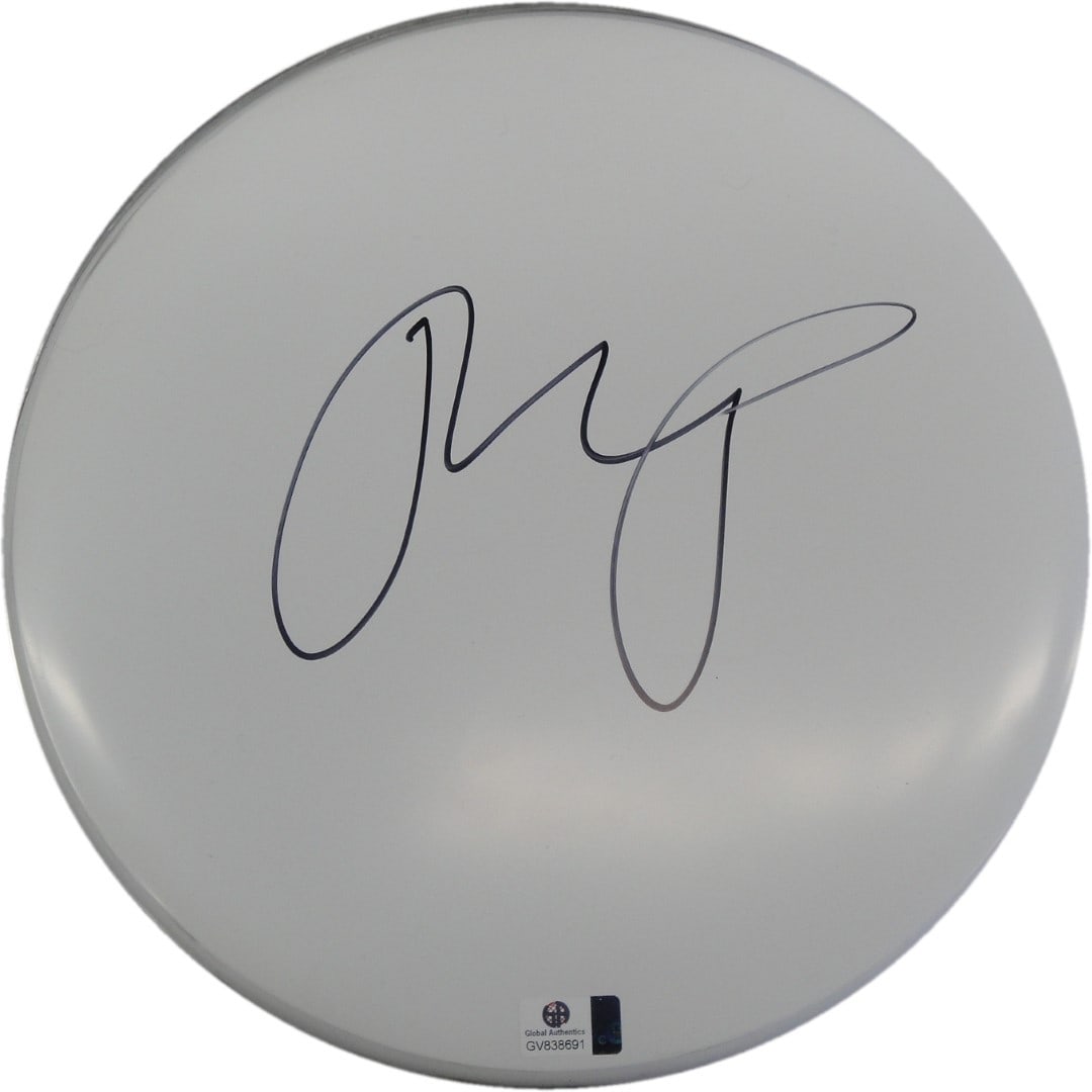 John Mellencamp Signed 10 Inch Drumhead Authenticated by Global Authentics (1 of 2)
